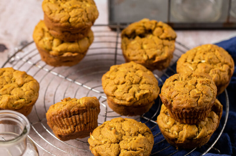 These Gluten-Free Zucchini Pumpkin Muffins are about to become your new favorite breakfast treat and snack!