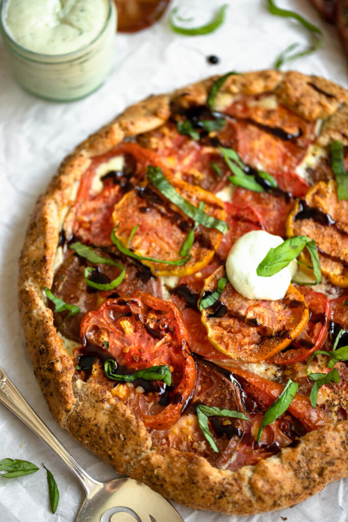 This gluten-free crust is so easy to make!