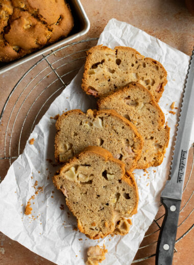 It doesn't get much better than this Spiced Pear Loaf! Unlike any other baked good out there, this recipe is perfect for winter!