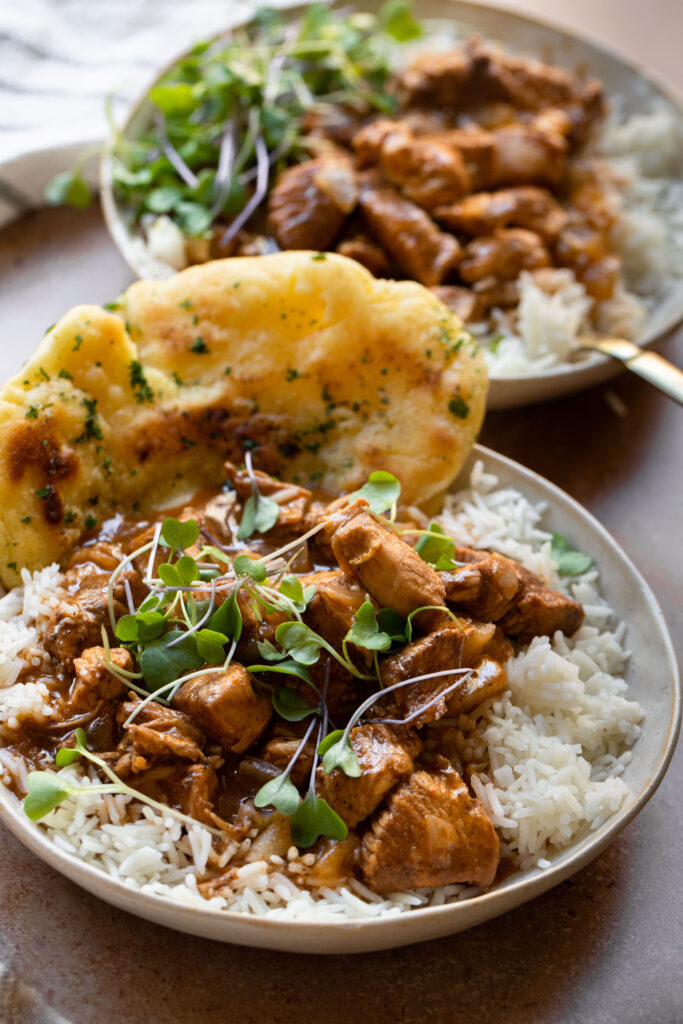 Check out my Butter Chicken recipe to complete this Indian inspired dinner.