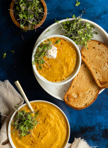 If you're looking for a new way to utilize parsnips in spring, check out this vegan soup recipe! This one-pot soup comes together in under an hour and is the perfect cozy dinner to enjoy on a cold night.