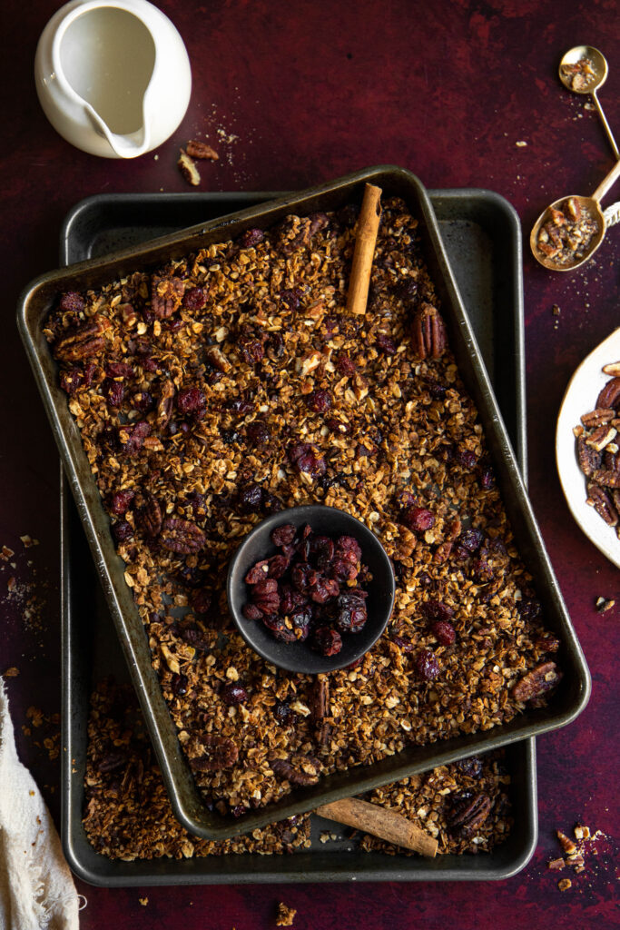 This granola comes together in less than an hour!