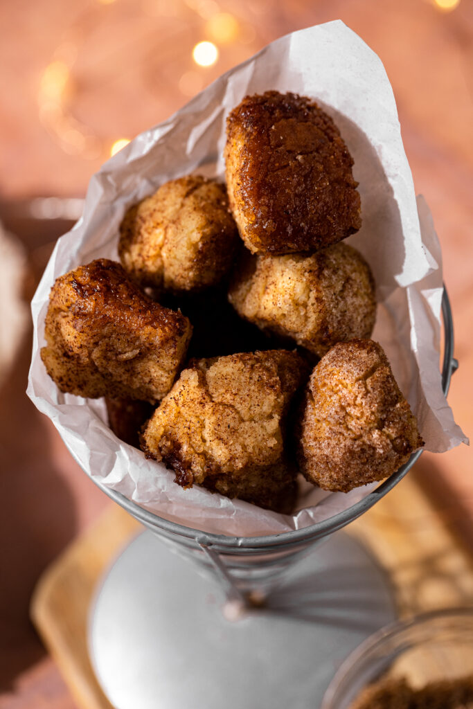 Pair these cinnamon-sugar bites with coffee for the perfect breakfast!