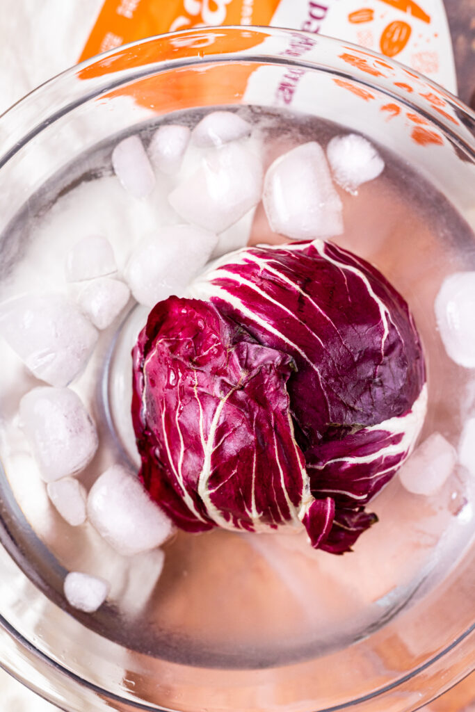 Did you know you had to soak radicchio in ice water?