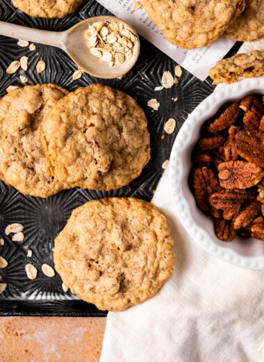It's time to skip the raisins and chocolate chips. This Gluten-Free Oatmeal and Pecan Cookie recipe is a refreshing twist on the classic oatmeal cookie that you won't want to miss.